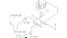 Трубка 23F-44-11360 Komatsu
