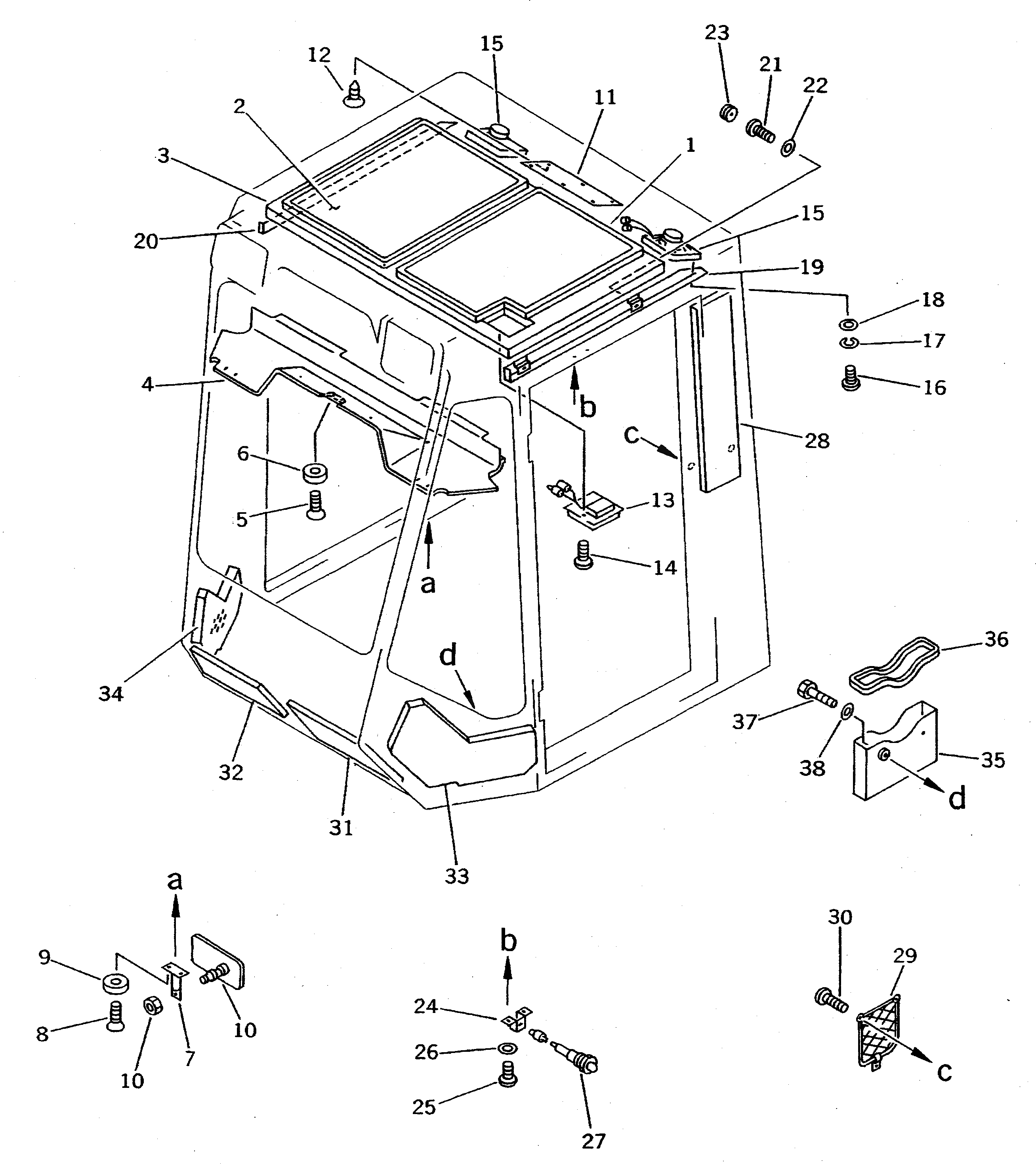 Стойка 427-56-11230 Komatsu