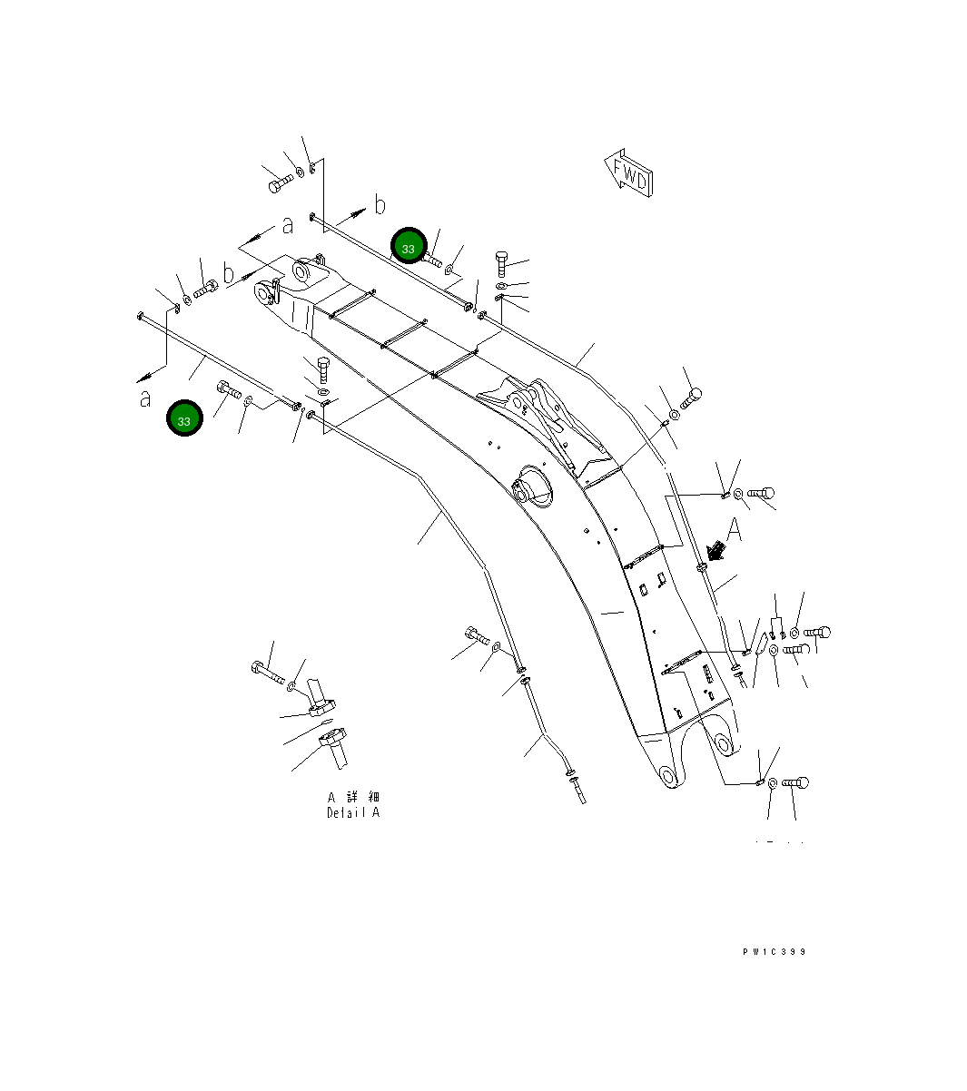 Трубка 209-62-78280 Komatsu
