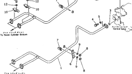 Трубка 205-966-5440 Komatsu