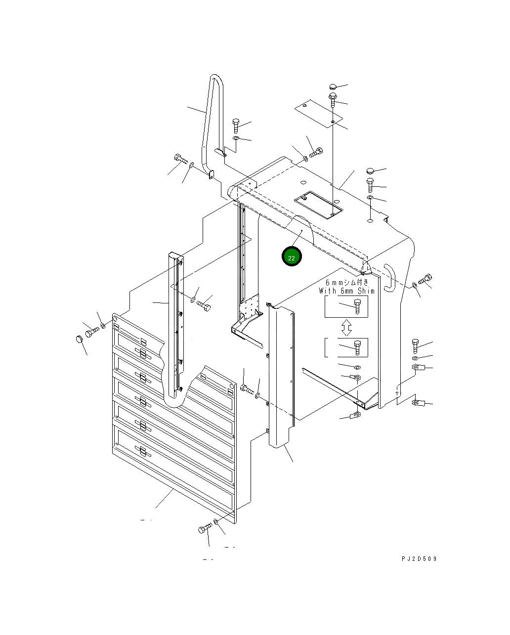 Уплотнение 569-03-81850 Komatsu