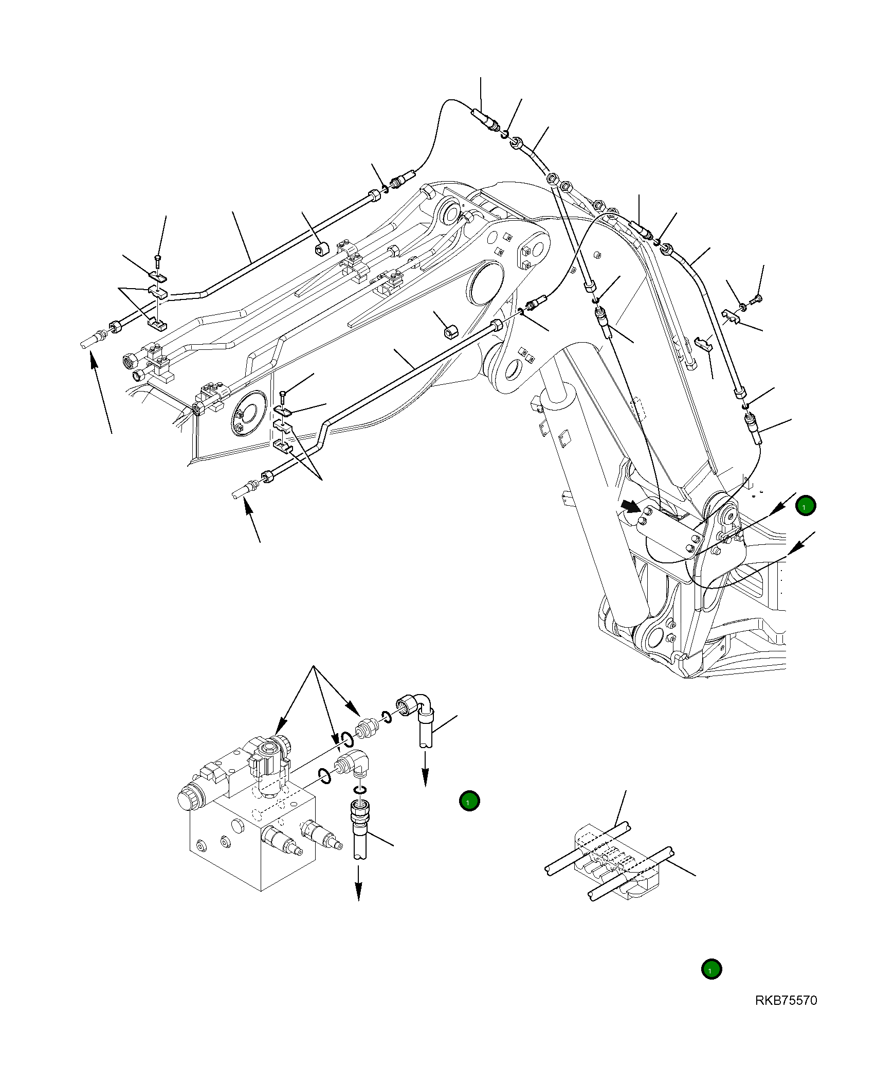 Труба 21W-09-R3320 Komatsu