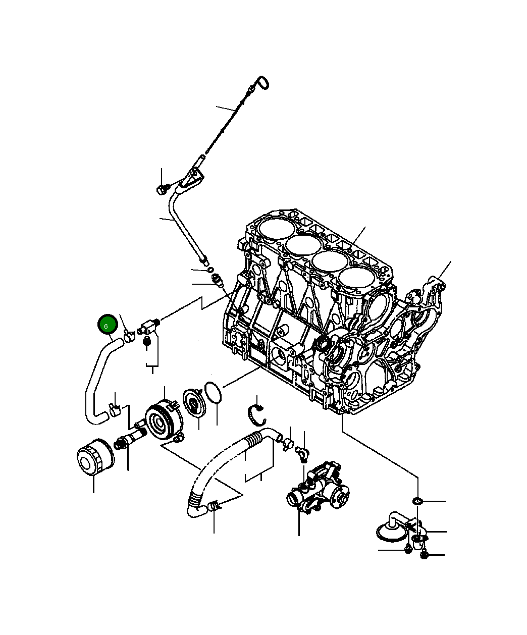 Труба 129944-49059 Komatsu
