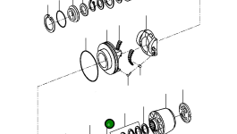Фиксирующий шарик 1434 105 H1 Komatsu