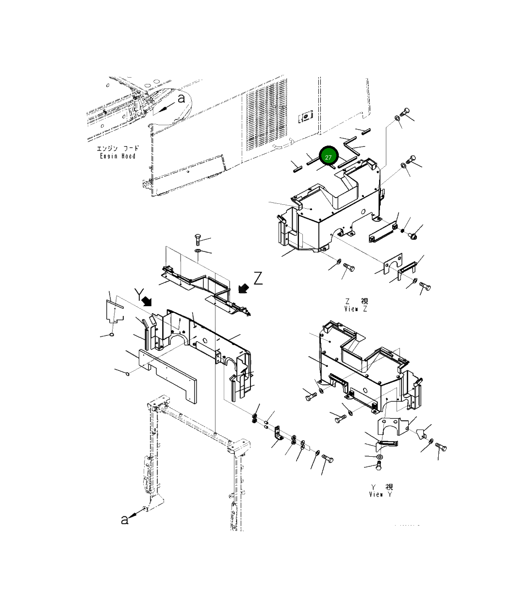 Уплотнение 419-54-49140 Komatsu