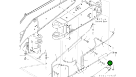 Трубка 208-70-64740 Komatsu