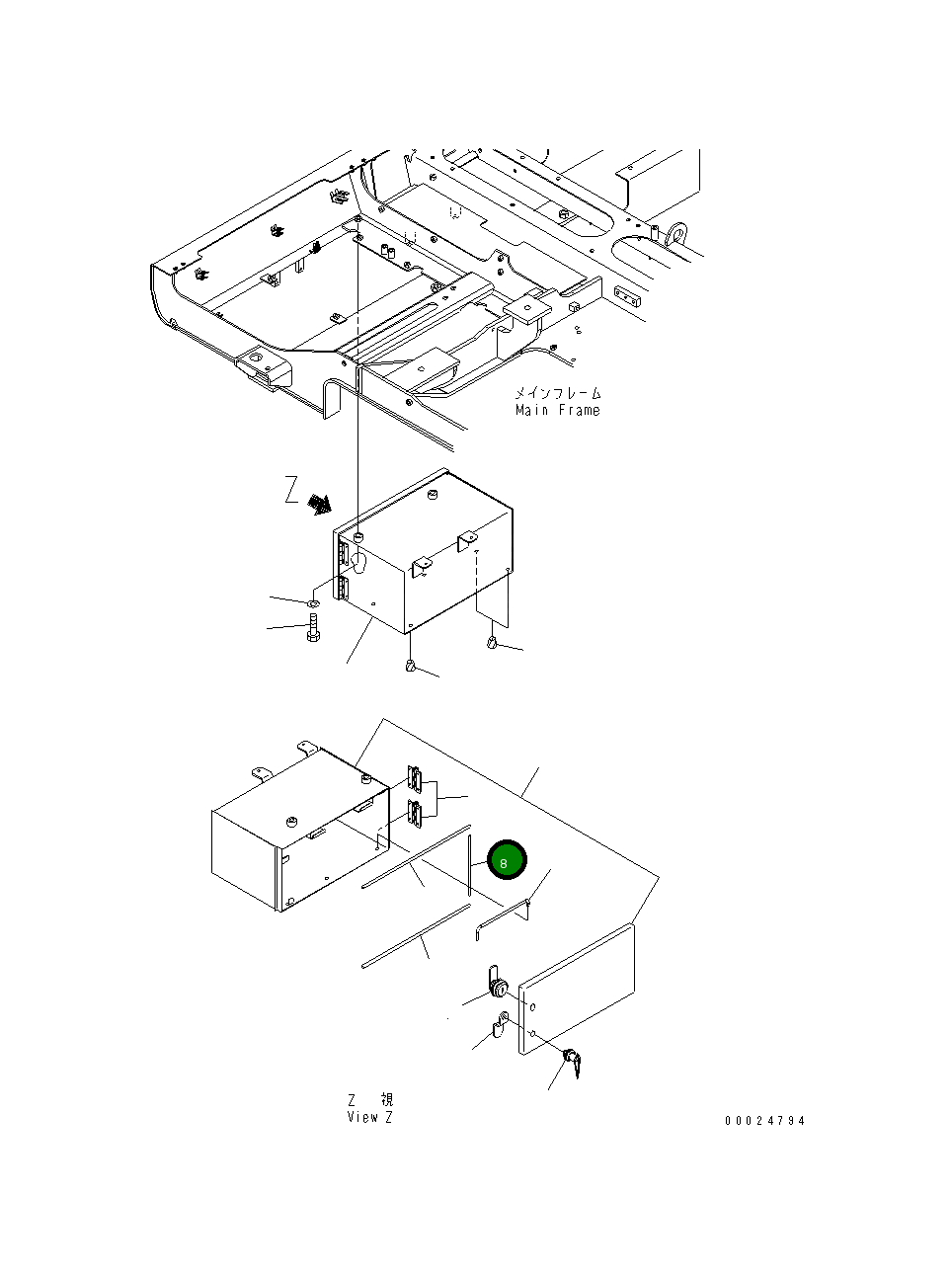 Уплотнение 8260-54-1930 Komatsu