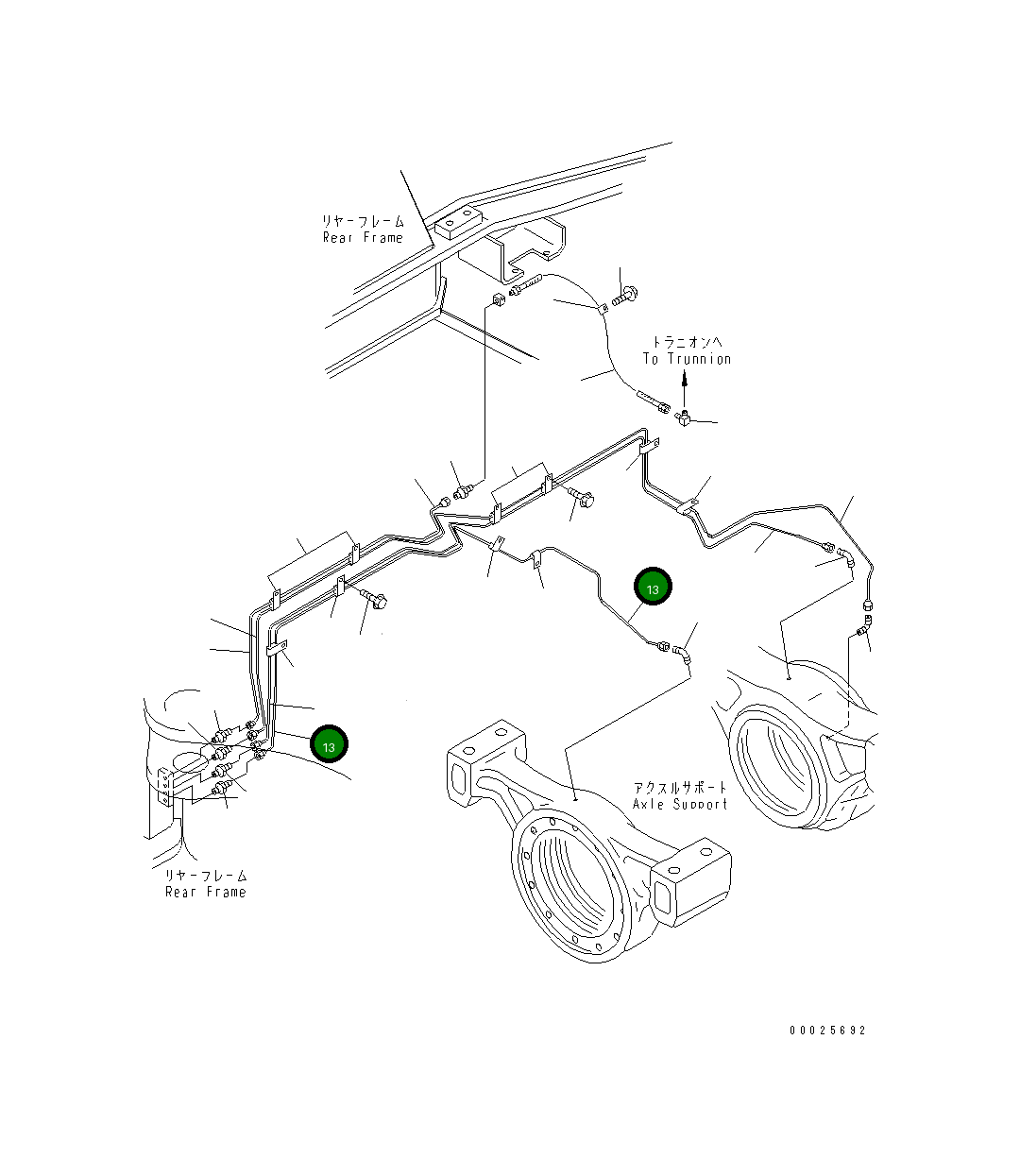 Трубка 426-S05-3930 Komatsu