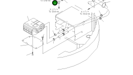 Угловой штуцер YM933166-24240 Komatsu