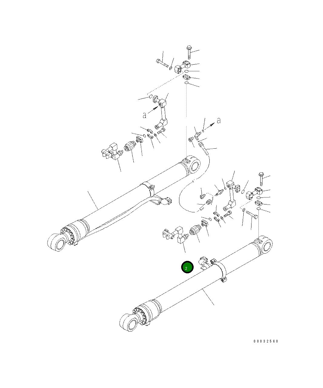 Трубка 208-63-81230 Komatsu
