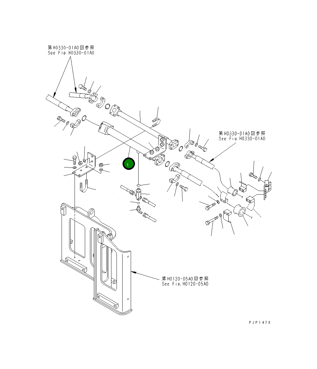 Трубка 209-62-79620 Komatsu