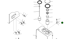 Трубка 2036031160 Komatsu