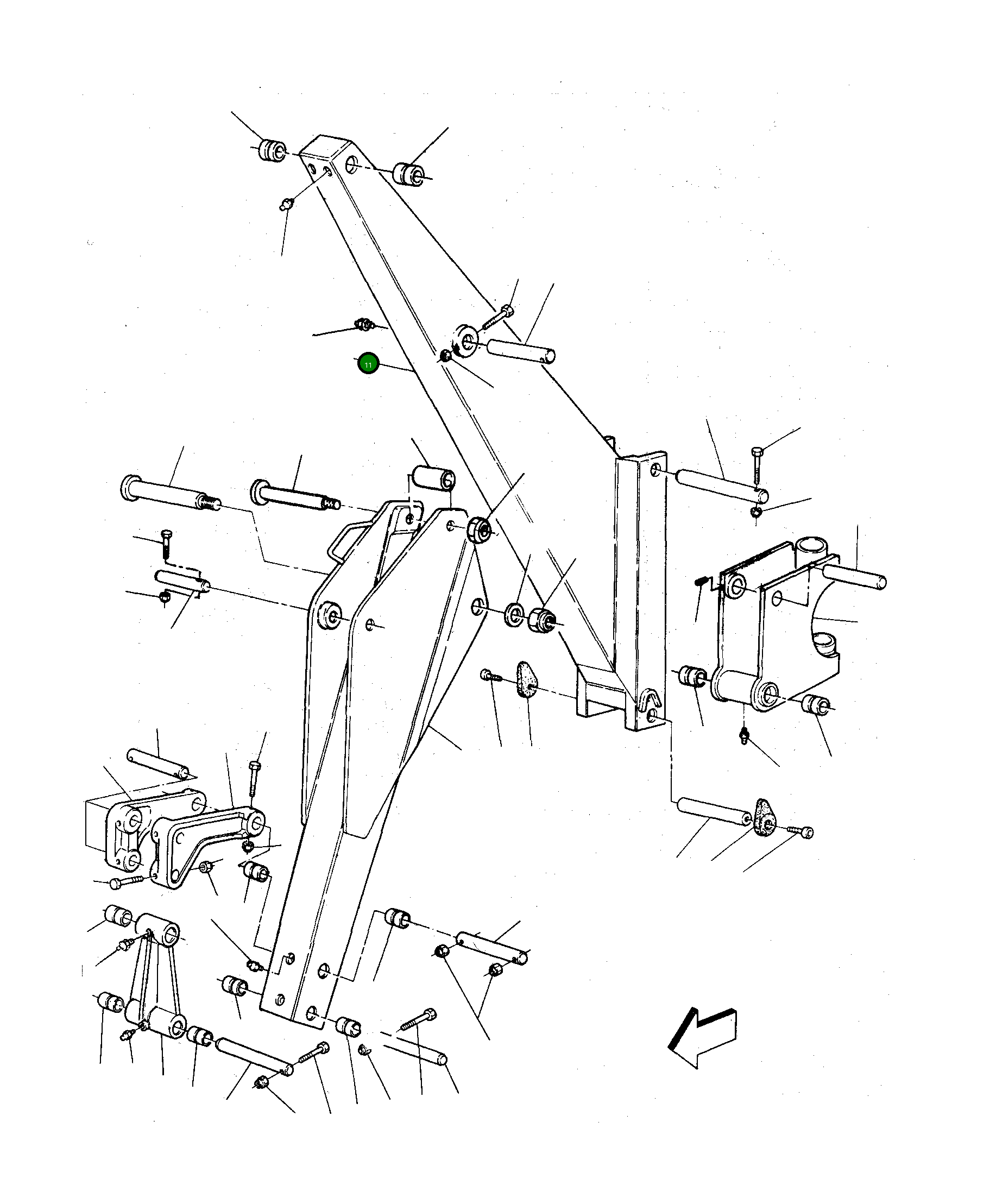 Стрела UE2000500 Komatsu