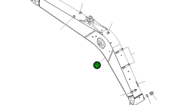 Стрела 21K-70-71511 Komatsu