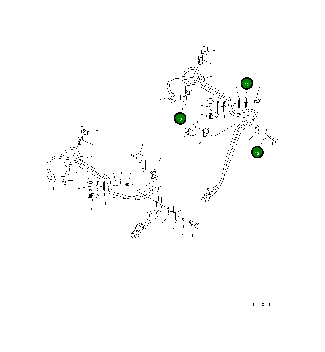 Трубка 6737-72-5470 Komatsu