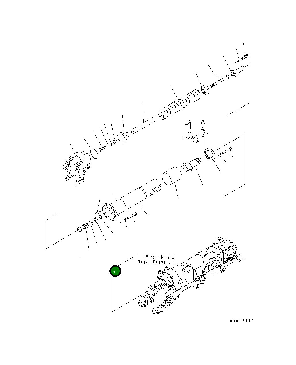 Трубка 195-50-51330 Komatsu