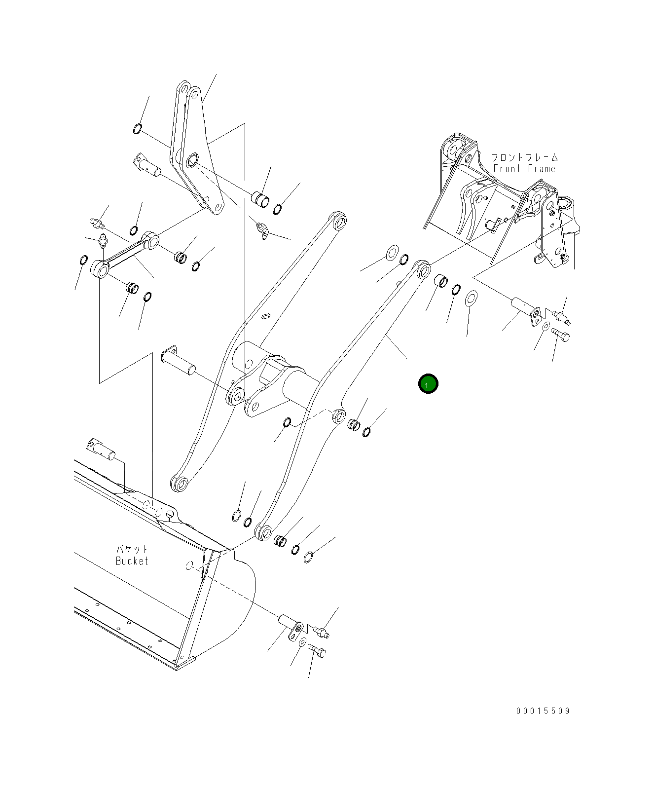 Стрела 417-850-H231 Komatsu