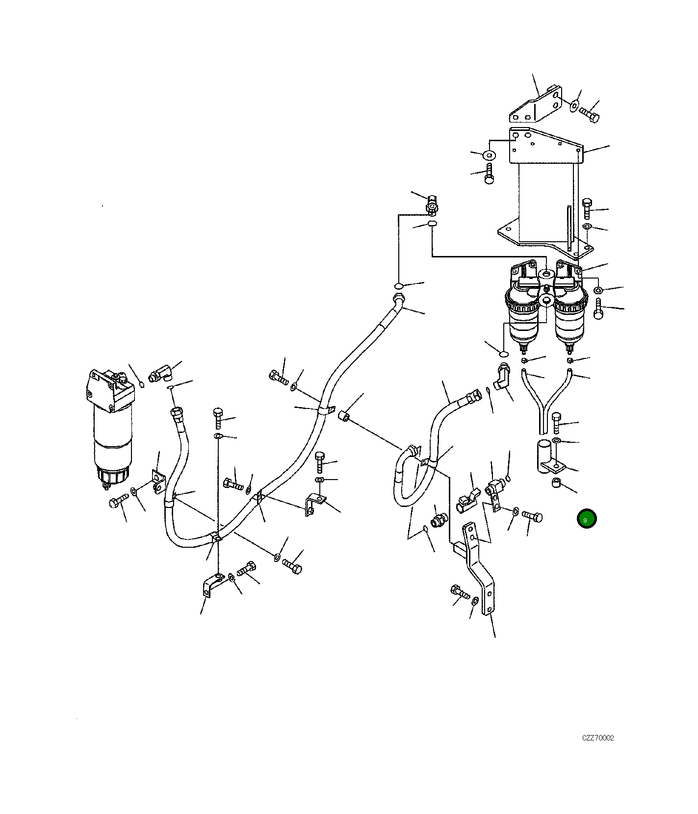 Труба 21M-04-21530 Komatsu