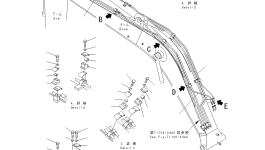 Трубка 20E-62-K2610 Komatsu