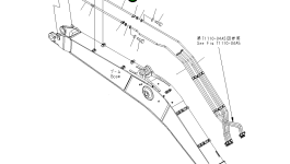 Трубка 208-62-76880 Komatsu