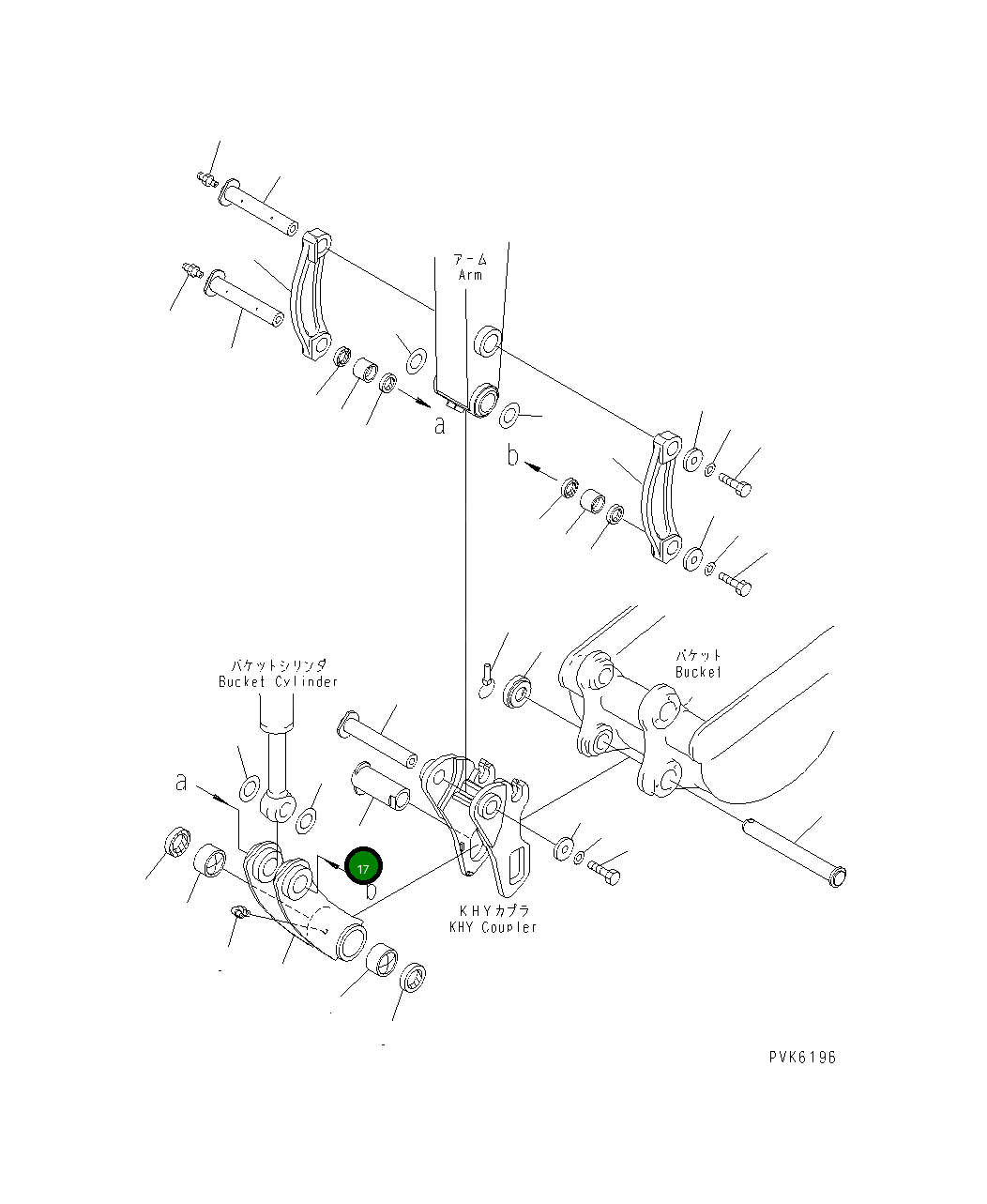 Труба 21X-70-23230 Komatsu