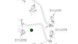 Трубка 209-62-K1880 Komatsu