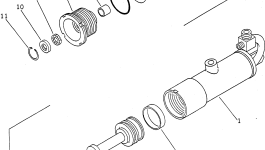 Цилиндр 23S-964-4242 Komatsu