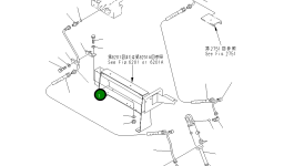 Трубка 26A-60-15920 Komatsu