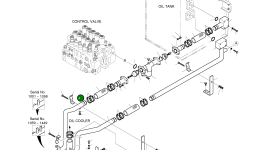 Труба 140-01183B Komatsu