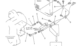 Шланг 415-16-11541 Komatsu