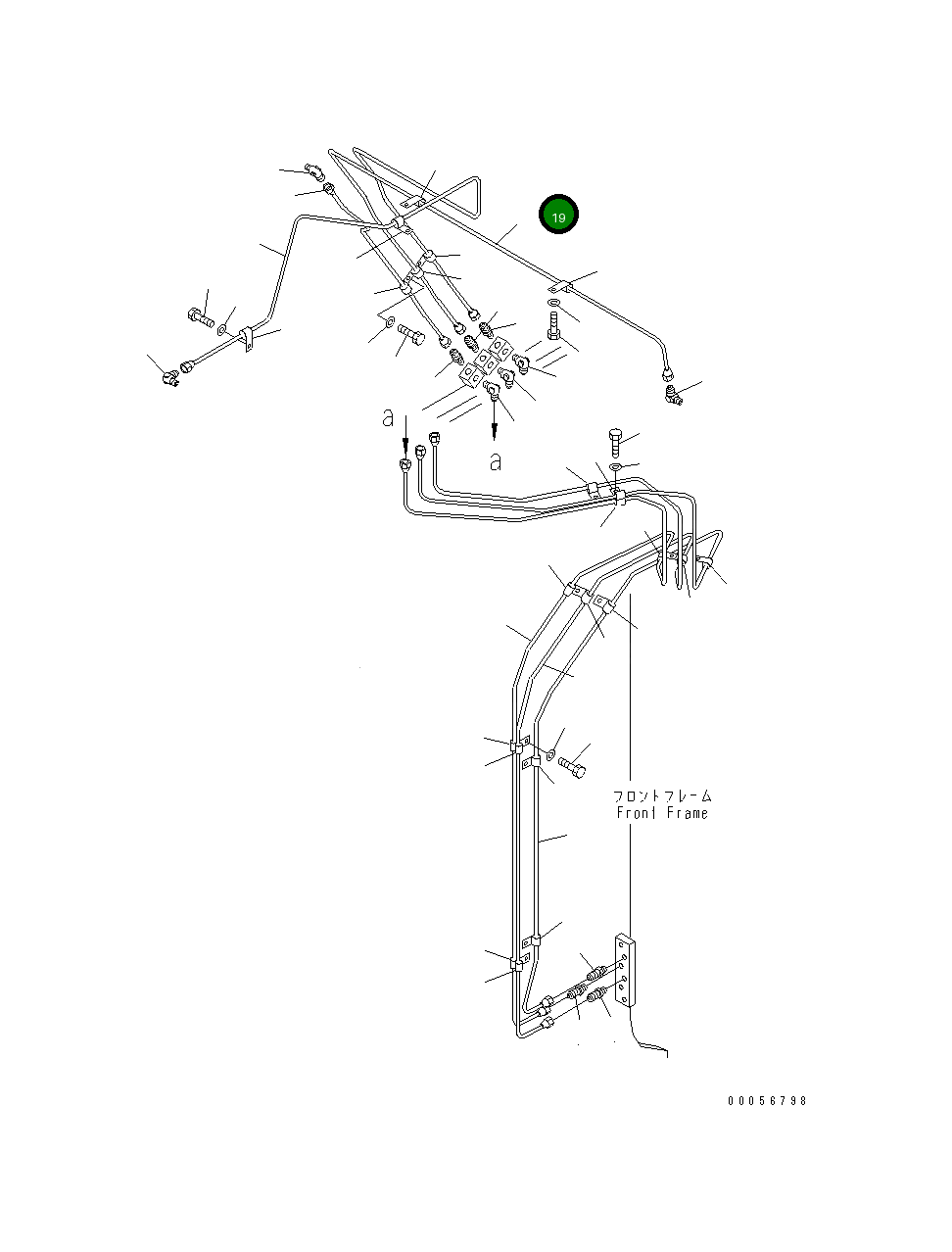 Трубка 427-70-14182 Komatsu