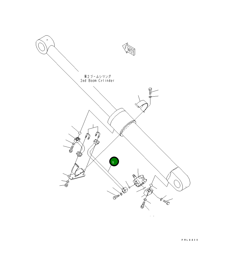 Трубка 207-966-K970 Komatsu