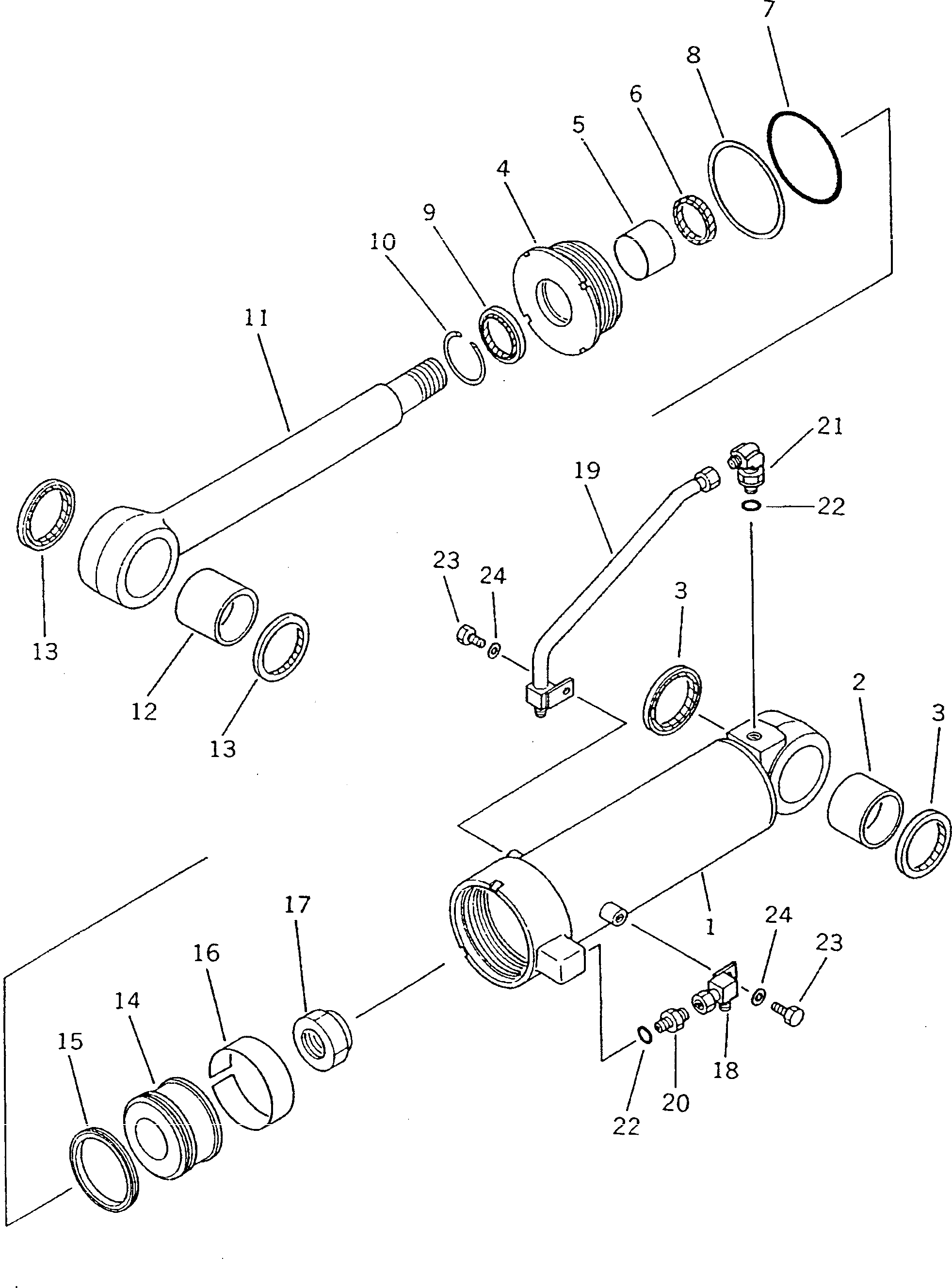 Трубка 125-63-42360 Komatsu