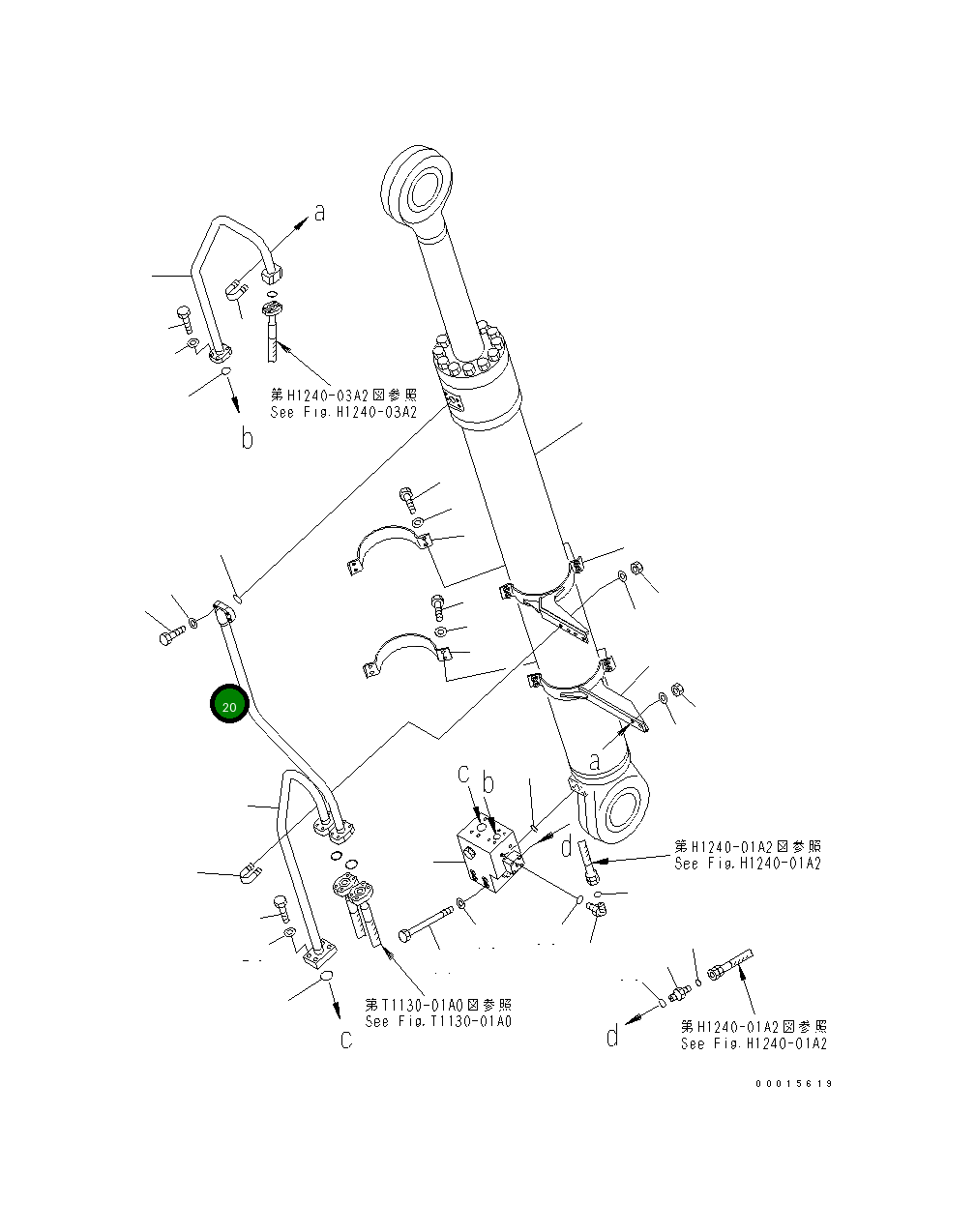 Трубка 209-64-13420 Komatsu