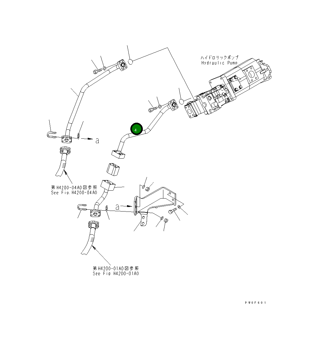 Трубка 424-62-31221 Komatsu