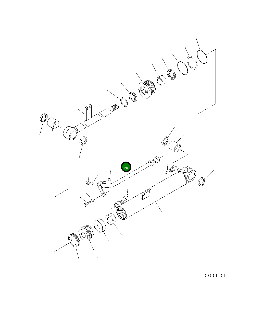 Трубка 707-86-45691 Komatsu