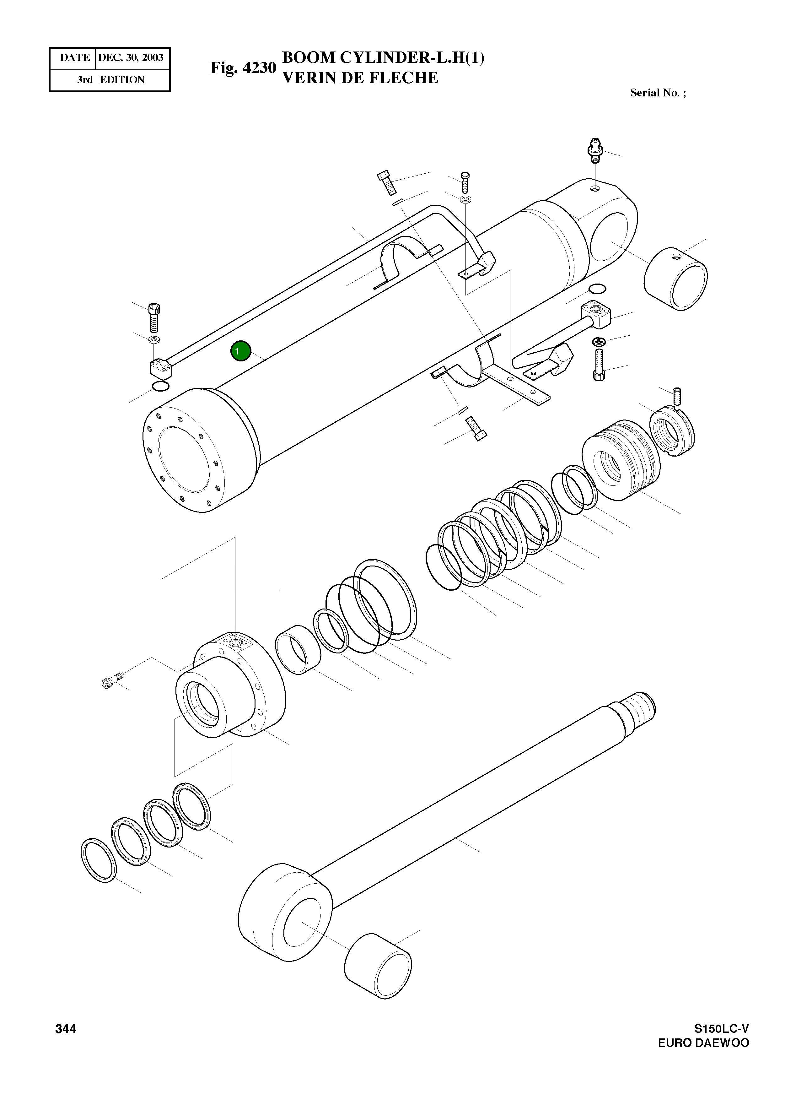 Трубка 03B625-2 Komatsu