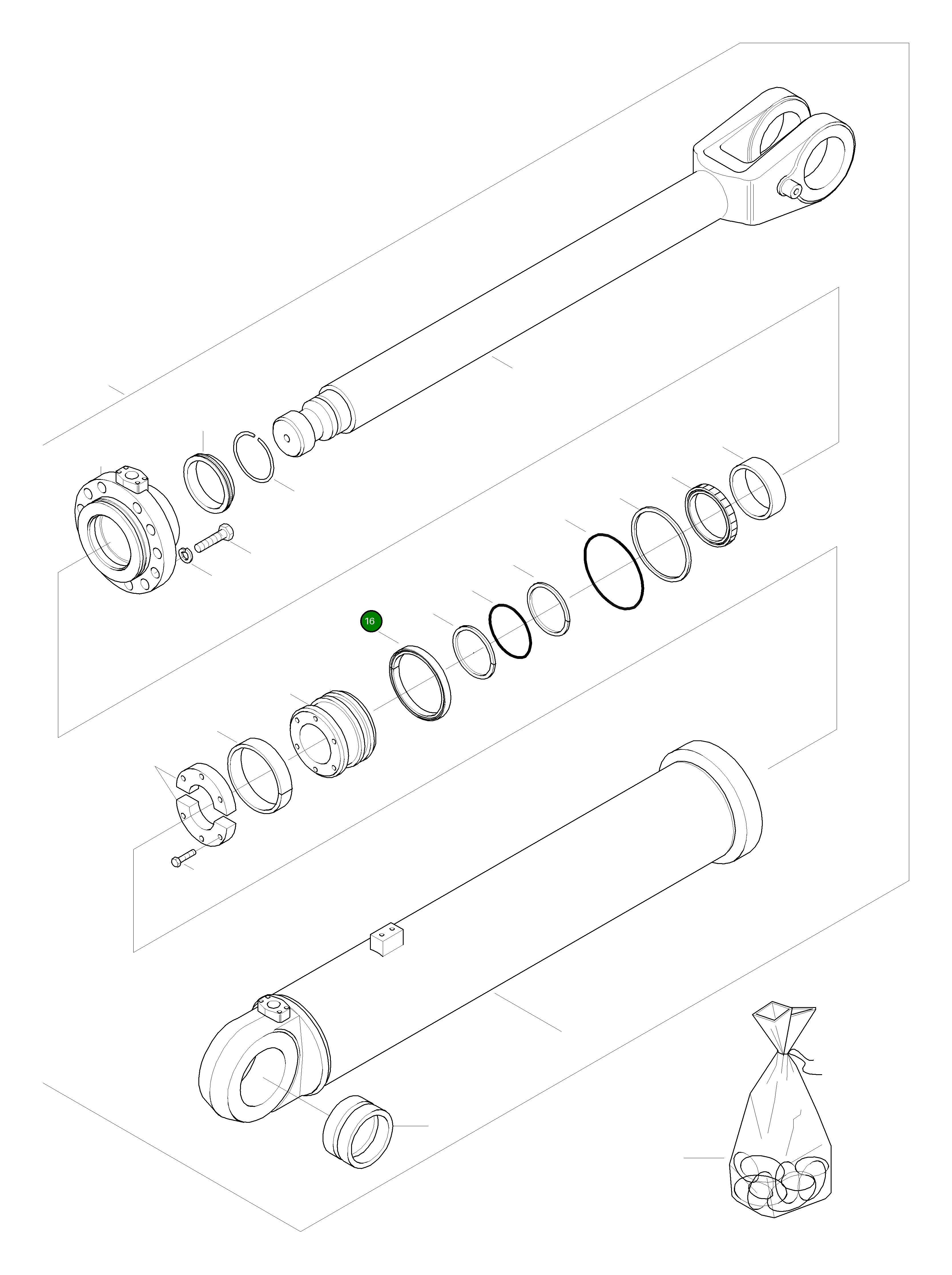 Уплотнение 423-63-H2P06 Komatsu
