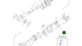 Цилиндр 195-63-53741 Komatsu
