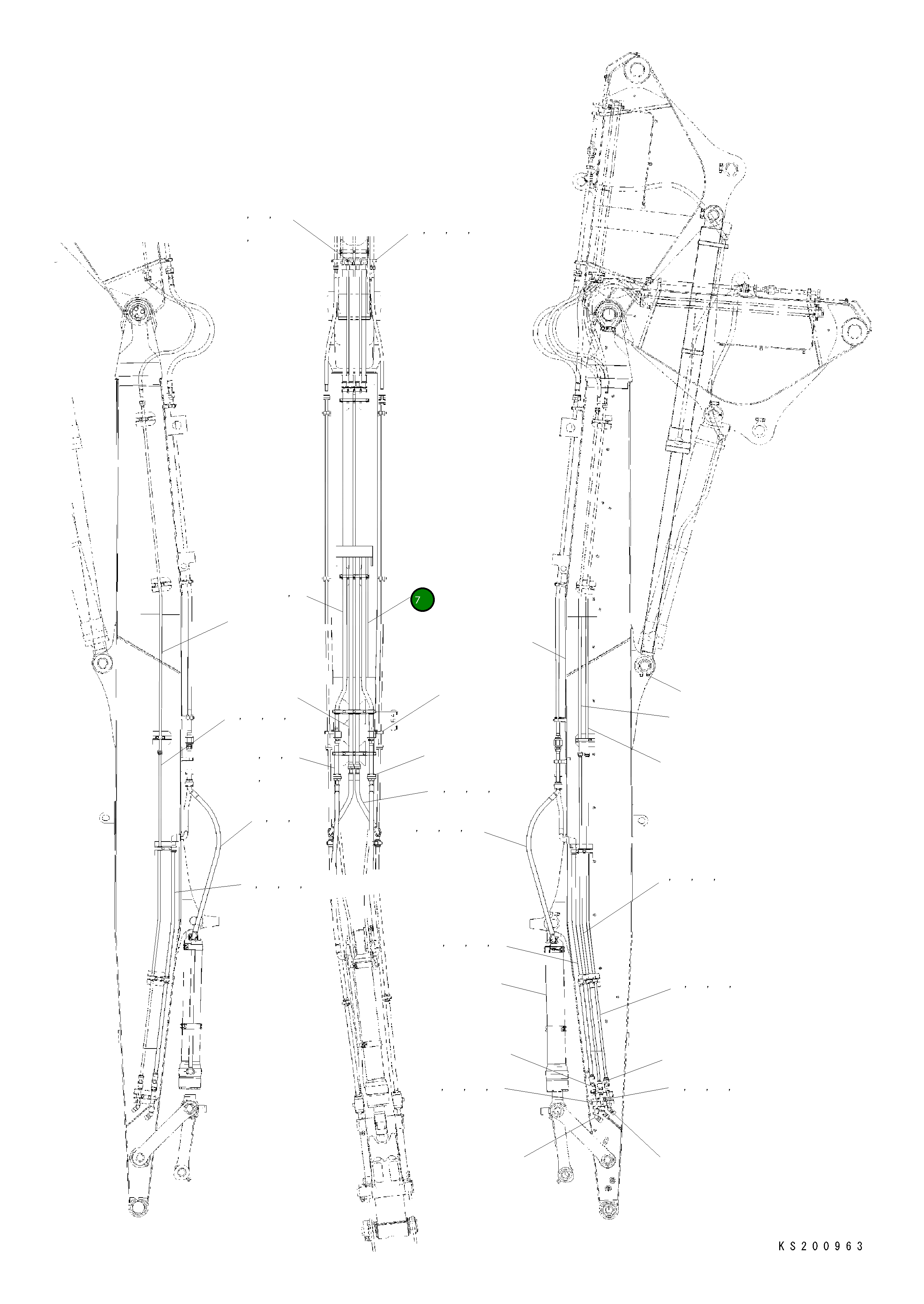 Трубка 208-62-87160 Komatsu