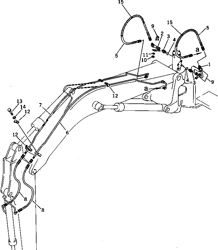 Трубка 202-62-58542 Komatsu