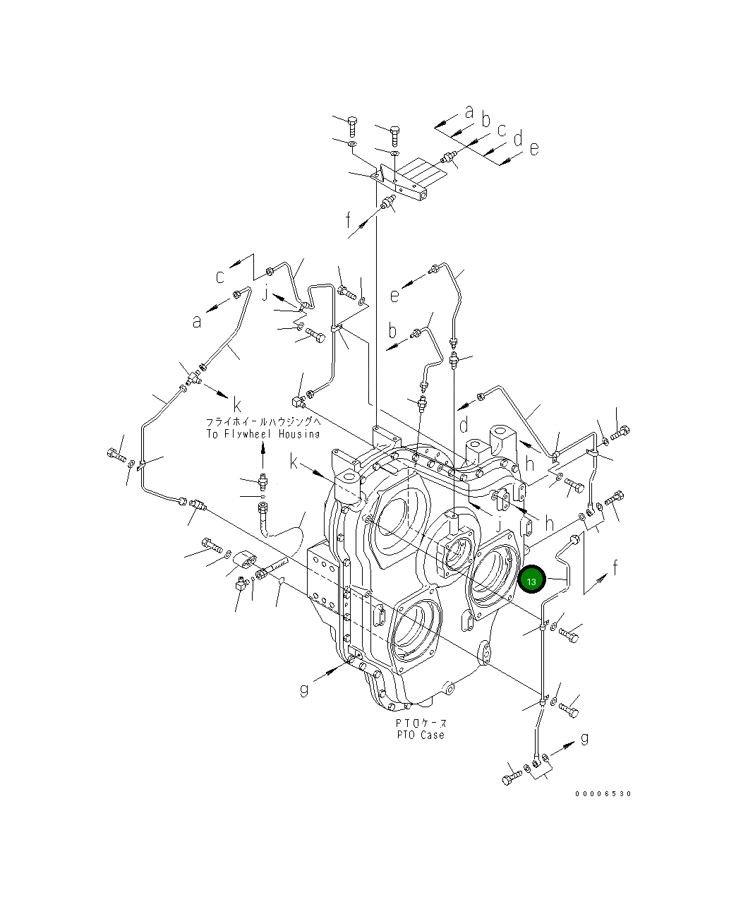 Трубка 209-38-73350 Komatsu