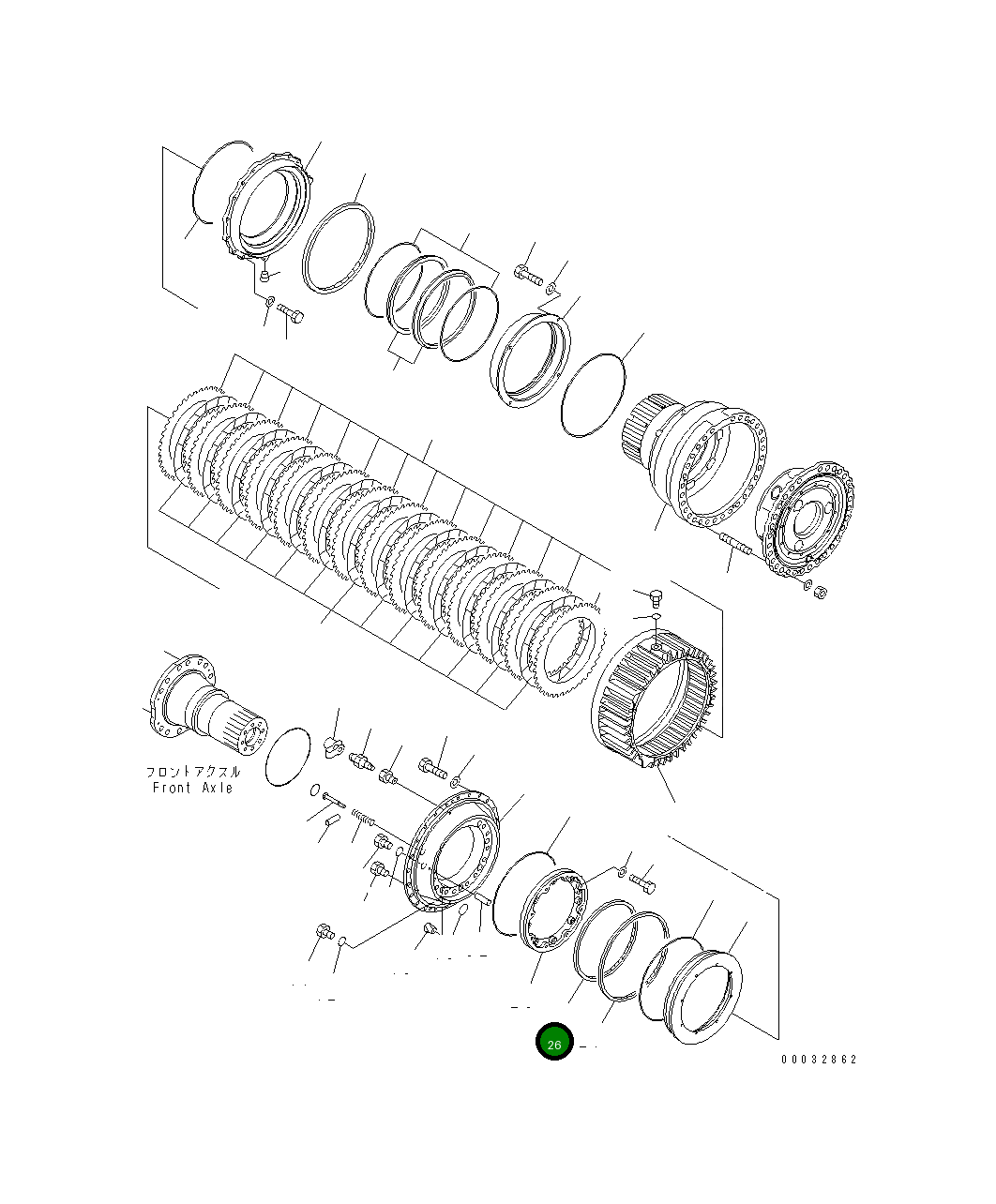Уплотнение 41E-33-11720 Komatsu