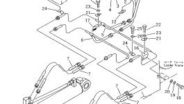 Трубка 103-62-32372 Komatsu