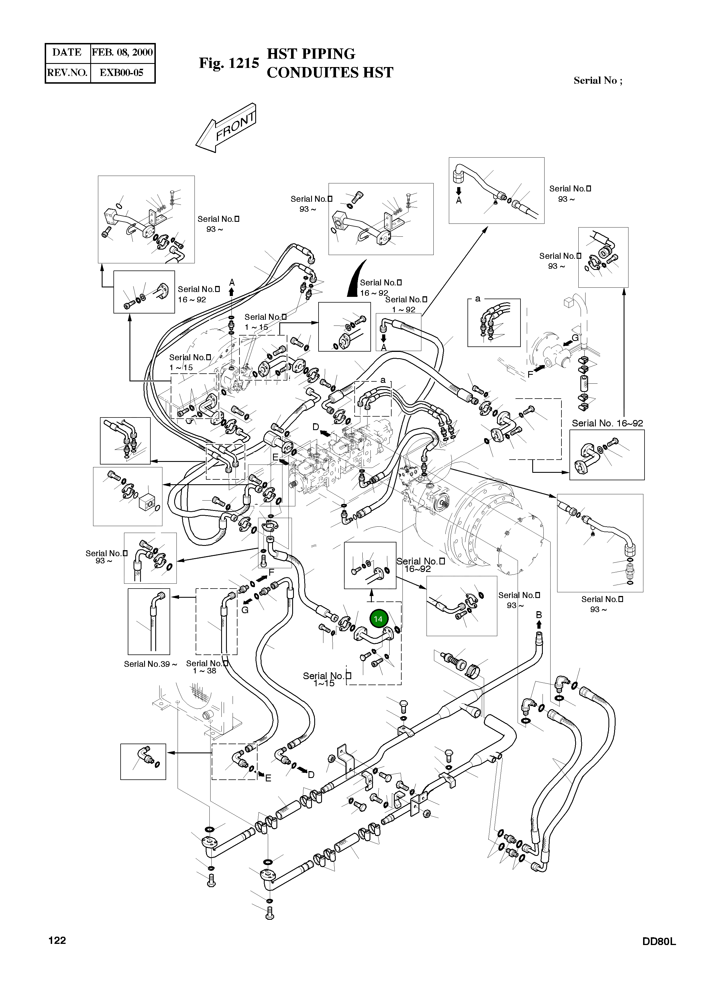 Труба 5183-3377A Komatsu