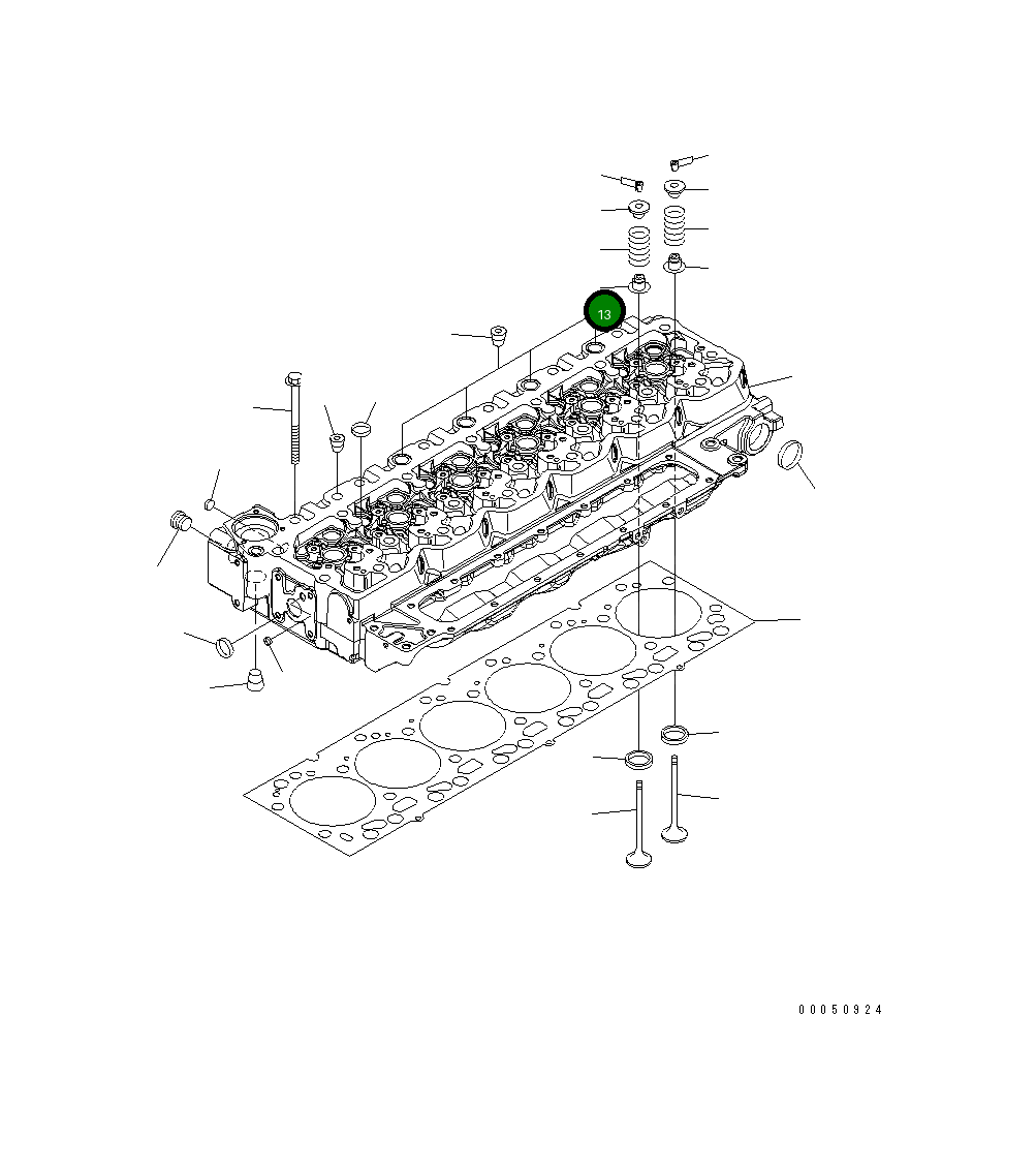 Уплотнение 6754-41-4540 Komatsu