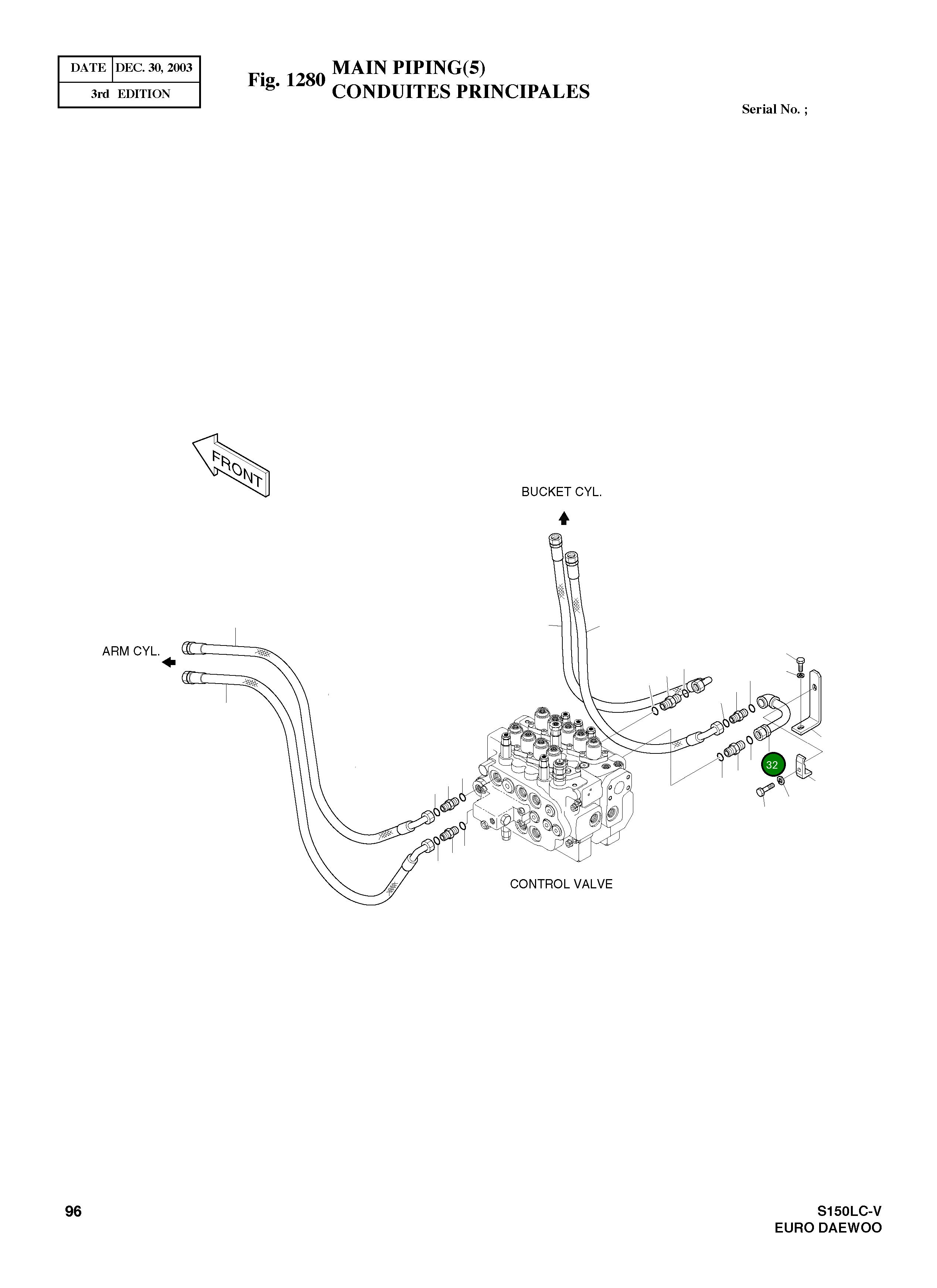 Труба 2140-1241A Komatsu
