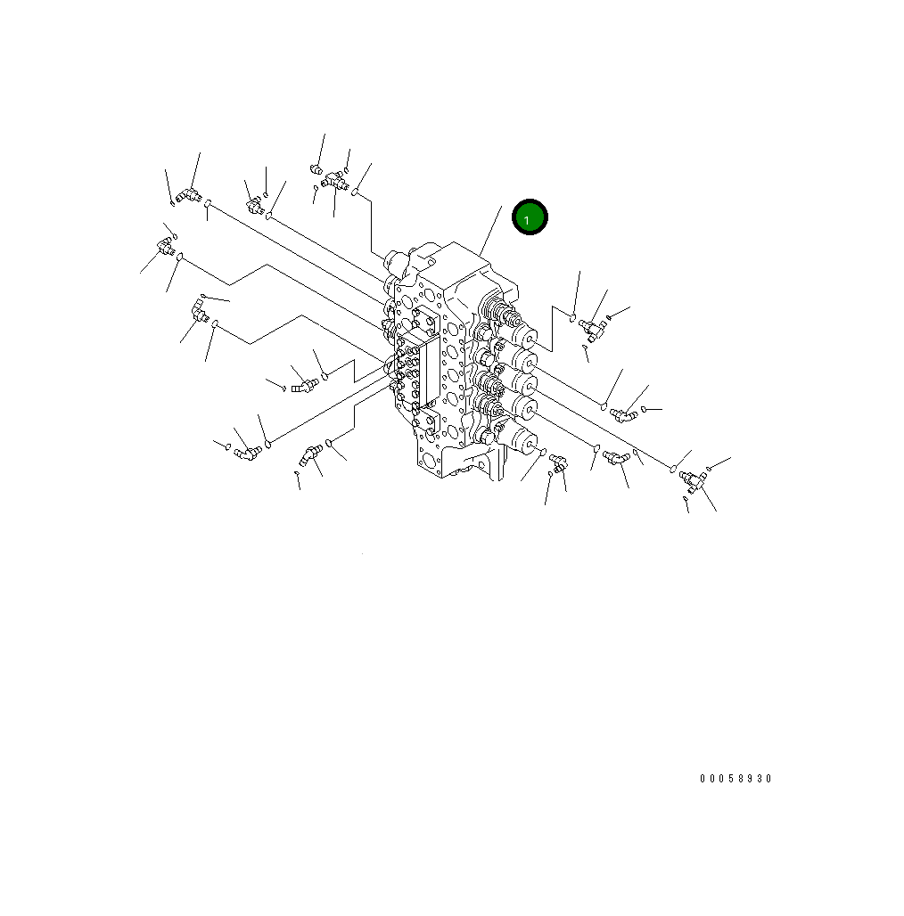 Управляющий клапан 709-15-94800 Komatsu