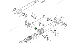 Трубка 7078669140 Komatsu