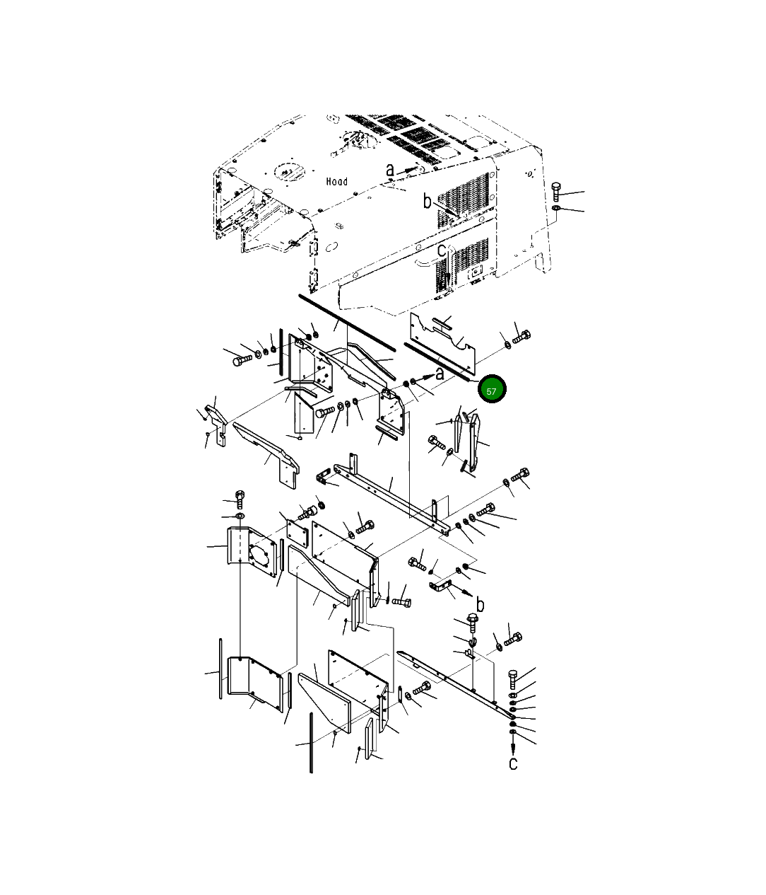 Уплотнение 425-54-47120 Komatsu